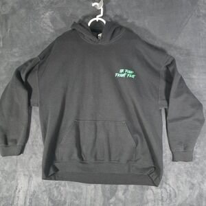 Six Flags Fright Fest Black Hoodie Adult 2XL Graphic Clown‎ Scary Halloween